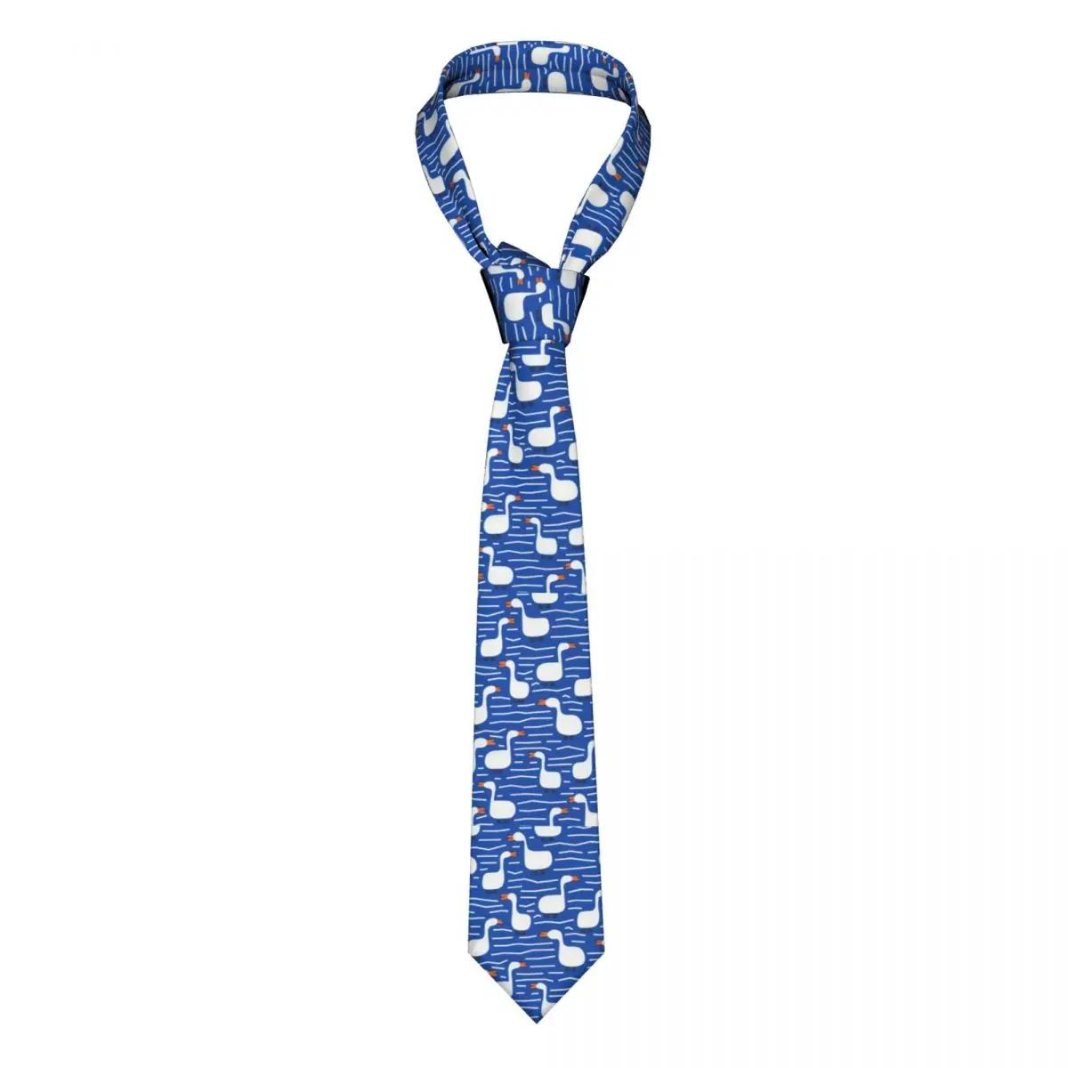 Duck Neckties UniPolyester 8 cm Cute Cartoon Neck Tie for Mens Silk Narrow Accessories Gravatas Office